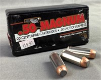 20 Rnds Magnum Research JSP 50 AE