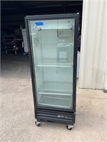 True GDM-12 refrigerator on casters