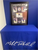 Winnipeg Jets Framed Pic Signed