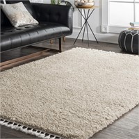 nuLOOM Neva Modern Tasseled Shag Rug  8x10