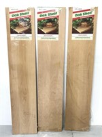 Three new Oak Shelves