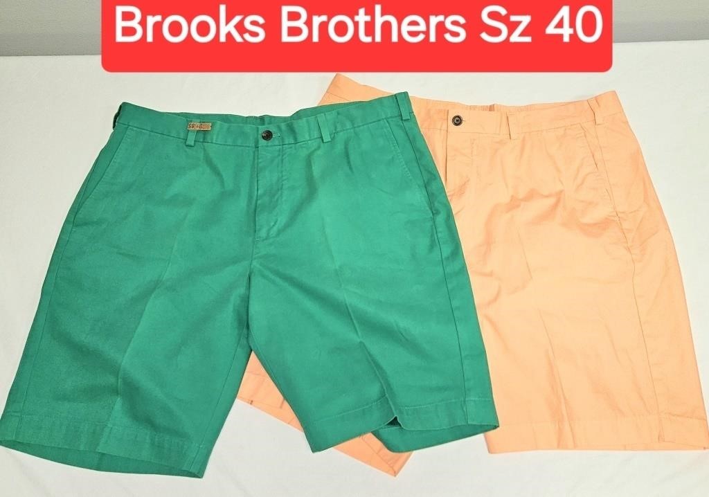 2 Brooks Brothers 346 Shorts 40