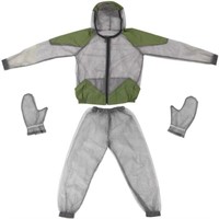 LIOOBO Large Mosquito Suit Bug Jacket Mesh Hooded