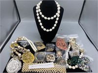 -Vintage assortment of Costume Jewelry lot of 24