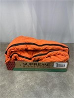 Blaze orange Mountain prairie overalls, size M