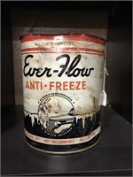 Ever flow anti-freeze vintage tin