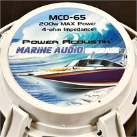 2 haut-parleurs MARINE POWER ACOUSTIK MCD-65 neufs