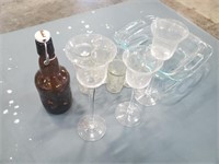 Glass Bottles,Glass Pyrex Casserole Dish& Other