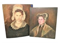 Early 19th Century Portraits on Board