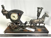 Vintage United metal goods, horse and carriage
