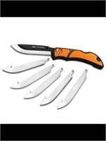 Outdoor Edge Orange 3.5in 6-blades Razorlite Knife