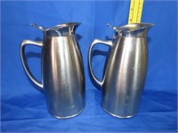 2 Stainless Pitchers