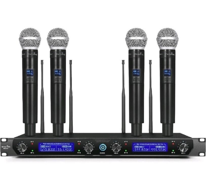 Like New MicrocKing Wireless Microphone System, wi