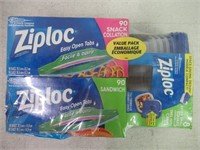 Ziploc Lunch Value Pack, 90 Sandwich, 90 Snack &