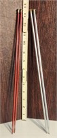 Two pair of vintage knitting needles
