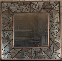 Leaded Glass Shard Frame Mirror