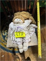 Homemade cabbage patch doll