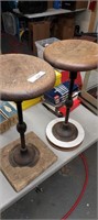 21" Cast Iron Soda Fountain Stools