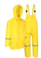 Premium Men's Large Yellow Waterproof 170T