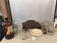Old Bottles, Jars & Misc