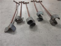 Solid Copper Number Branding Irons (5)