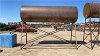 1,000 Gallon Fuel Tank on Stand