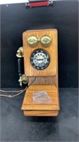 Oak Rotary Phone