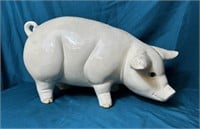 Very Large Ceramic Pig Home Decor