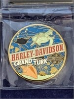 Collector Harley Davidson Grand Turk Coin