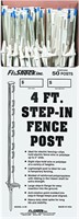 Zareba Fi-Shock Step-In Post  4'  50 White