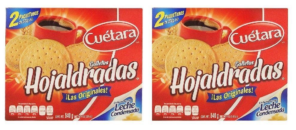 2 BOXES Galletas Cuetara Hojaldradas Cookies