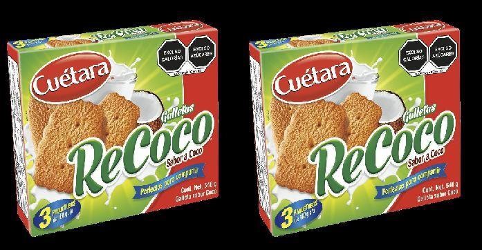 2 BOXES Cuetara ReCoco Cookies