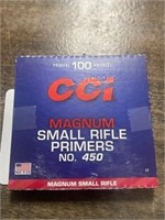 100ct. Magnum Small Rifle Primers - No. 450