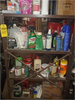 Shelf w/ Automotive Cleaning Supplies