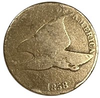 1858 Flying Eagle Cent - AG