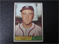 1961 TOPPS #73 AL SPANGLER BRAVES VINTAGE