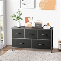 NEWBULIG Dresser for Bedroom with 5 Drawers, Stora