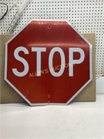 METAL STOP SIGN