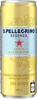 seal S.Pellegrino Essenza Sparkling Water, Lemon