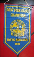 NYS Champions Boys Soccer 2001 Banner