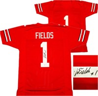 Ohio State Justin Fields Signed jersey Beckett