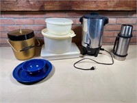 coffee perculator, ice bucket & more