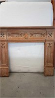ANTIQUE PINE FIREPLACE MANTLE