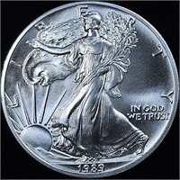 1989 American Silver Eagle - Gem BU Silver Eagle