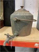 CAST IRON KETTLE WITH LID & TAP