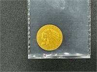 1911 $5 gold coin