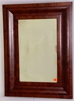 Empire mirror, mahogany, 24.5" x 18.5", old glass