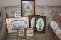 Framed Embroideries