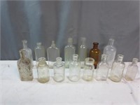 *LPO* 15 Vintage & Antique Smaller Glass Bottles