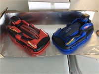 2 remote cars with remotes